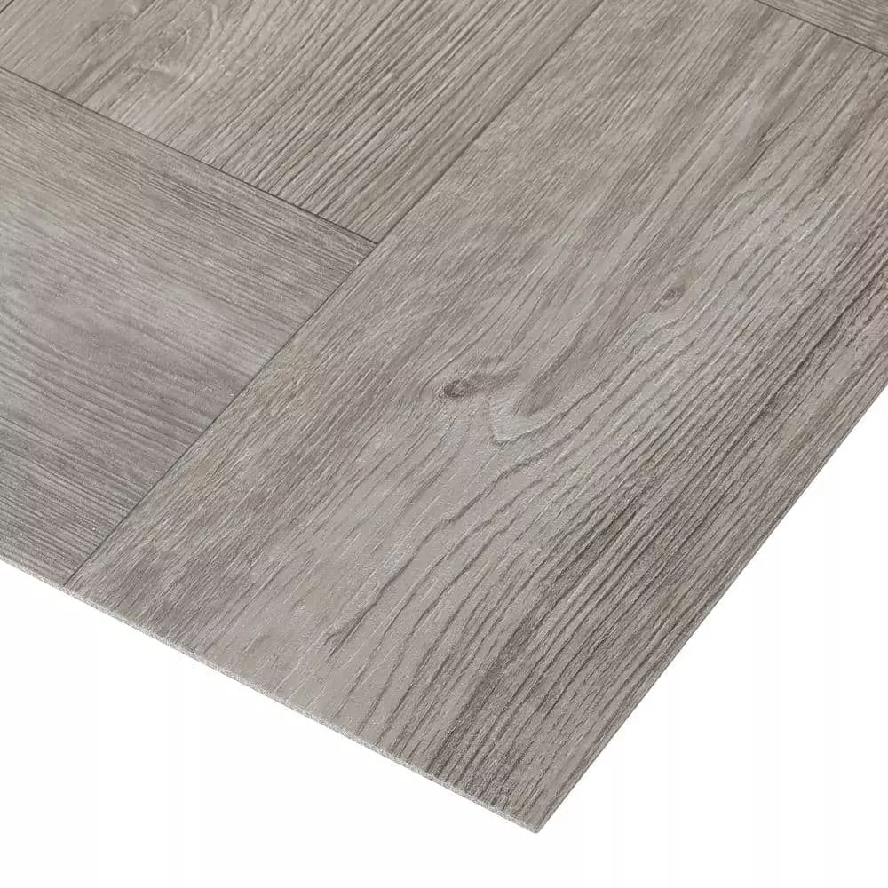 Trafficmaster Tile Parquet Case) Wood Vinyl (30 Sq. Ft. / 12 In. X Peel And Stick Residential Grey 5 Trafficmaster Tile Parquet Case) Wood Vinyl (30 Sq. Ft. / 12 In. X Peel And Stick Residential Grey - Image 3