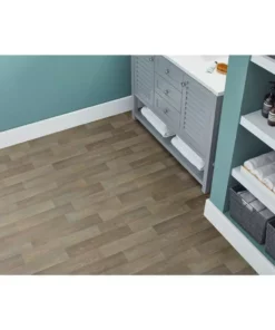 Trafficmaster Sheet Flooring Vinyl Oak Wood 12 Ft. Wide Residential Greyed X Cut To Length -RugHub Shop greyed oak trafficmaster vinyl sheet flooring u8267 409c892p144 1d 1000