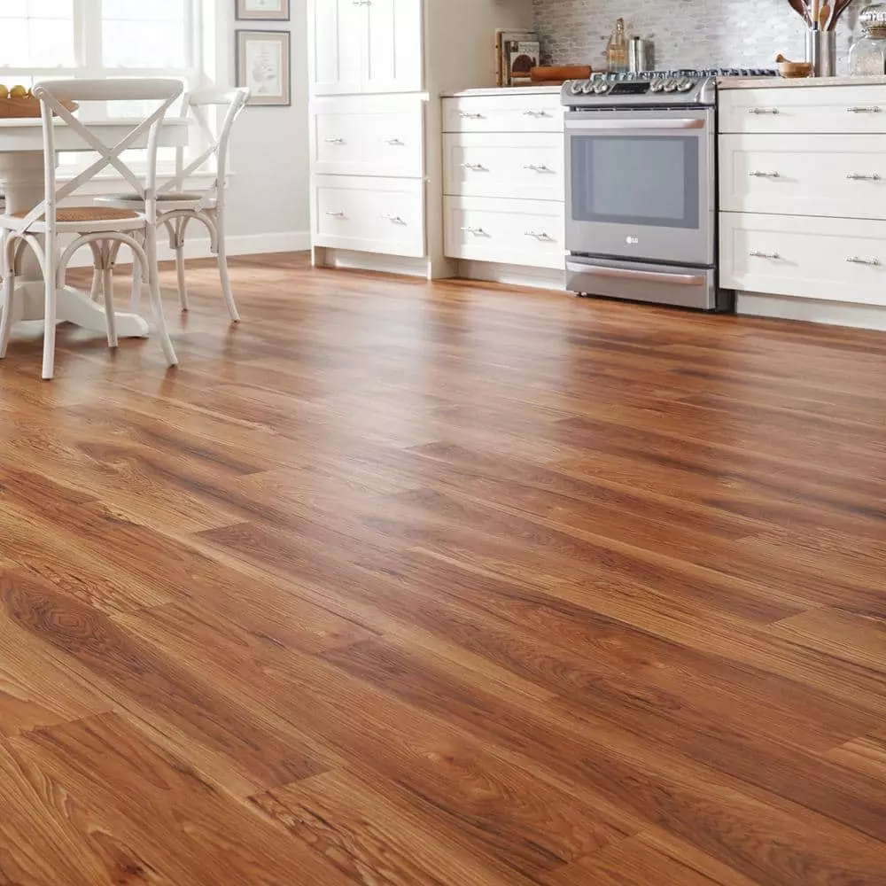 By Trafficmaster Plank Flooring Gripstrip Chestnut Vinyl W 6 In. (20 Cases/480 Sq. Ft./Pallet) Luxury High Point 4 By Trafficmaster Plank Flooring Gripstrip Chestnut Vinyl W 6 In. (20 Cases/480 Sq. Ft./Pallet) Luxury High Point - Image 2