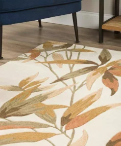 By Addison Ascot Rug 4 Ivory 5 Ft. X 9 In. 7 Ft. Area Bombay Floral -RugHub Shop ivory addison rugs area rugs hdas4iv5x8 4f 1000