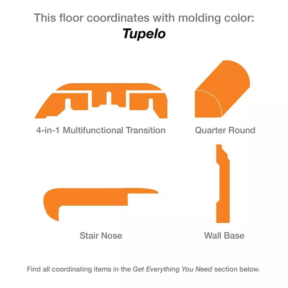 Jessamine By Trafficmaster Flooring Wood Laminate Oak 7.5 In. W 7 Mm (26.8 Sq.Ft/Case) T X 5 Jessamine By Trafficmaster Flooring Wood Laminate Oak 7.5 In. W 7 Mm (26.8 Sq.Ft/Case) T X - Image 3