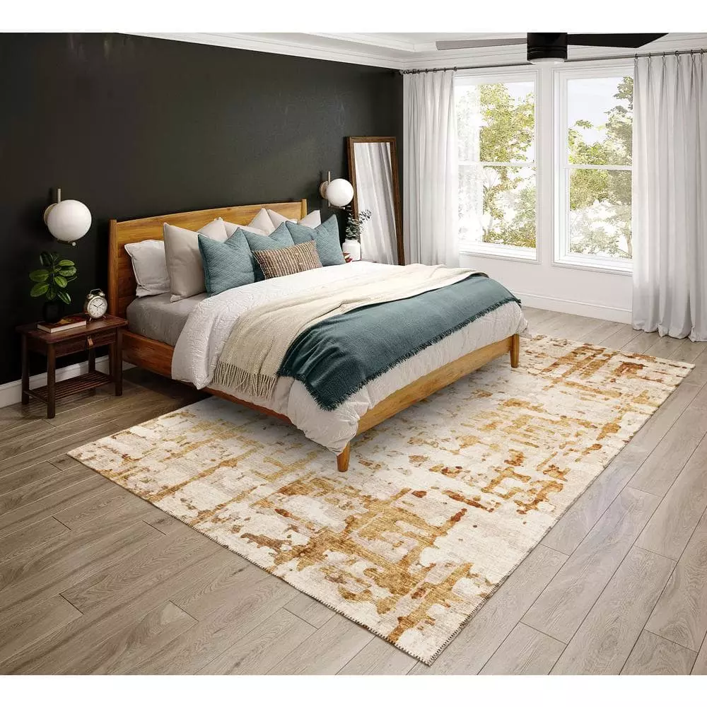 Addison Evolve Rug By 8 Ft. 10 Ft. X Area Abstract Khaki 10 Addison Evolve Rug By 8 Ft. 10 Ft. X Area Abstract Khaki - Image 8