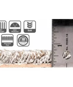 Willow Kirkdale By Trafficmaster Carpet Tile X 18 18 In. (10 Tiles/Case) 22.5 Sq. Ft. Peel And Stick Residential Beige -RugHub Shop kirkdale trafficmaster carpet tile ht004 815 1818 66 1000