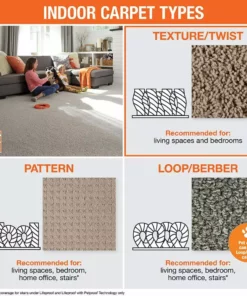 Willow Kirkdale By Trafficmaster Carpet Tile X 18 18 In. (10 Tiles/Case) 22.5 Sq. Ft. Peel And Stick Residential Beige -RugHub Shop kirkdale trafficmaster carpet tile ht004 815 1818 a0 1000