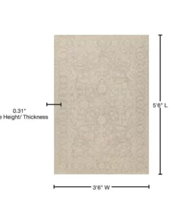 Delano By Addison Rug Rug Linen 4 5 Ft. X 6 In. Area 3 Ft. -RugHub Shop linen addison rugs area rugs hddl4li4x6 76 1000