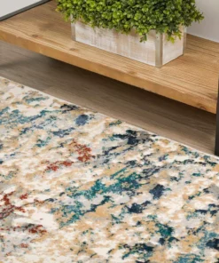 Gentry By Addison Rug Rug 9 Ft. 4 In. Multi X 13 Ft. 2 In. 26 Watercolor Area Abstract -RugHub Shop multi addison rugs area rugs hdge26mu9x13 40 1000
