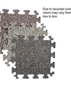 Trafficmaster Tile Colors Will Vary Rubber (6-Pack) 18 In. X (14.32 Sq. Ft.) Flooring Nike Grind Gym/Exercise 14 Trafficmaster Tile Colors Will Vary Rubber (6-Pack) 18 In. X (14.32 Sq. Ft.) Flooring Nike Grind Gym/Exercise -RugHub Shop multi colored specs light gray base trafficmaster gym floor tiles 58807 40 1000