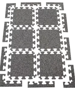 Trafficmaster Tile Colors Will Vary Rubber (6-Pack) 18 In. X (14.32 Sq. Ft.) Flooring Nike Grind Gym/Exercise 15 Trafficmaster Tile Colors Will Vary Rubber (6-Pack) 18 In. X (14.32 Sq. Ft.) Flooring Nike Grind Gym/Exercise -RugHub Shop multi colored specs light gray base trafficmaster gym floor tiles 58807 c3 1000