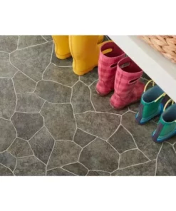 Trafficmaster Sheet Paver Flooring Vinyl X 12Ft. Wide Residential Cut To Length Natural -RugHub Shop natural paver trafficmaster vinyl sheet flooring u6910 284c997g144 1d 1000