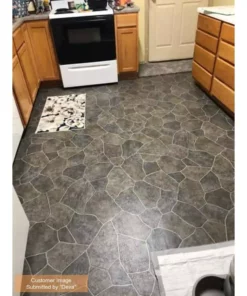 Trafficmaster Sheet Paver Flooring Vinyl X 12Ft. Wide Residential Cut To Length Natural -RugHub Shop natural paver trafficmaster vinyl sheet flooring u6910 284c997g144 40 1000