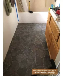 Trafficmaster Sheet Paver Flooring Vinyl X 12Ft. Wide Residential Cut To Length Natural -RugHub Shop natural paver trafficmaster vinyl sheet flooring u6910 284c997g144 d4 1000