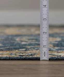 By Addison Rug Fergu Rug Navy 3 2 5 In. X Ft. 3 In. 7 Ft. Runner -RugHub Shop navy addison rugs area rugs hdfg3na2x7 1f 1000