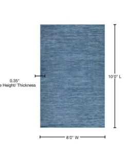 By Addison Rug Yuma 1 Navy 8 Ft. 10 Ft. X Area -RugHub Shop navy addison rugs area rugs hdyu1na8x10 76 1000