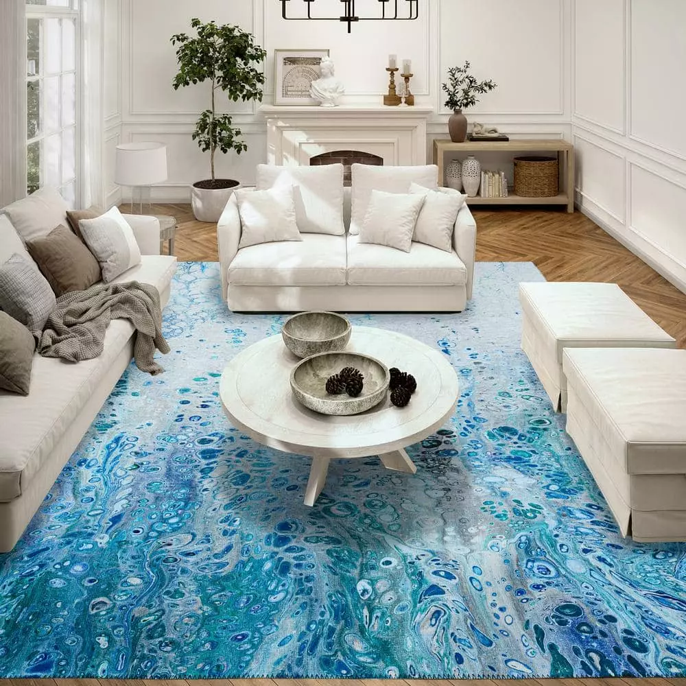 Copeland Addison Rug By Ocean 9 Ft. 12 Ft. X Area Abstract 11 Copeland Addison Rug By Ocean 9 Ft. 12 Ft. X Area Abstract - Image 9