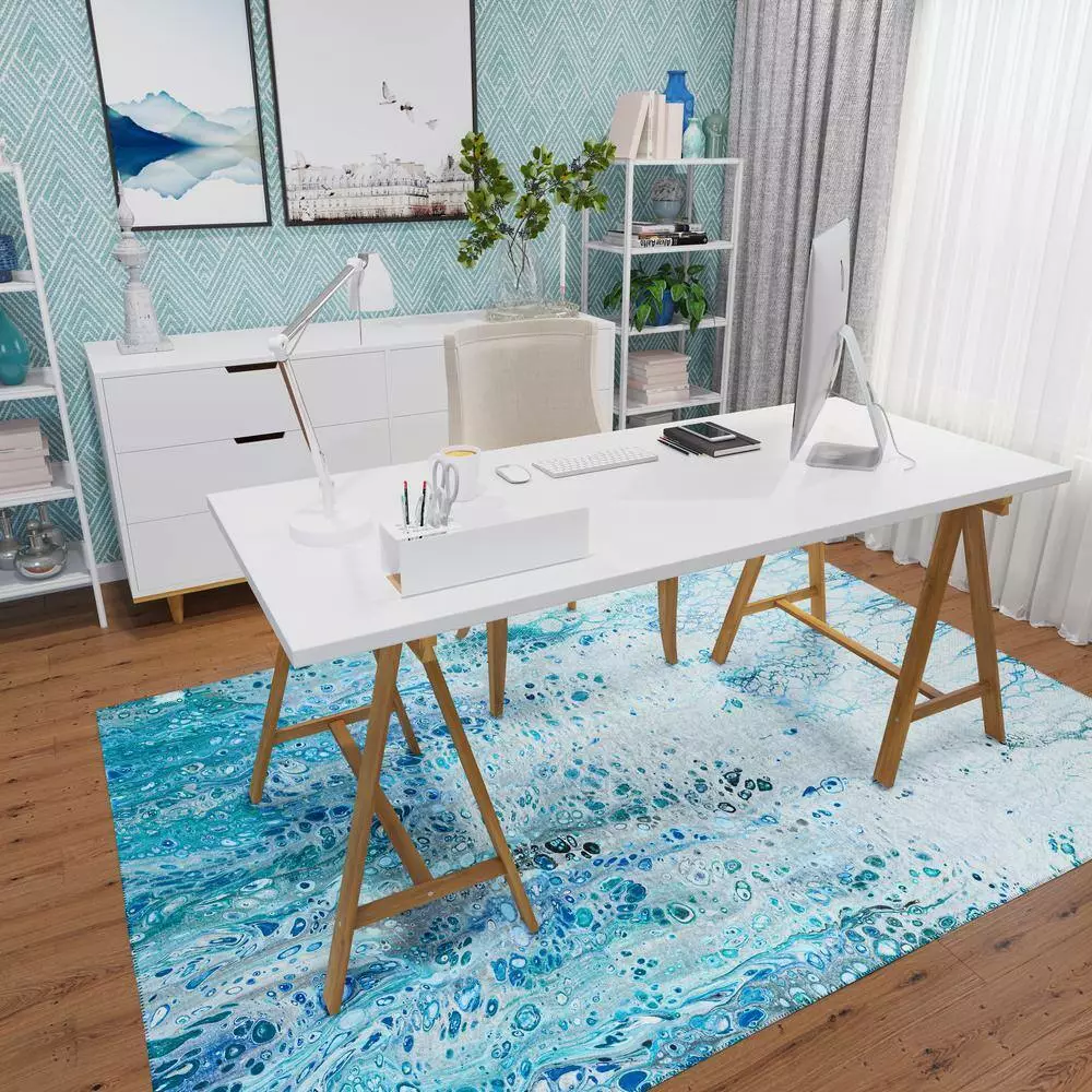 Copeland Addison Rug By Ocean 9 Ft. 12 Ft. X Area Abstract 10 Copeland Addison Rug By Ocean 9 Ft. 12 Ft. X Area Abstract - Image 8