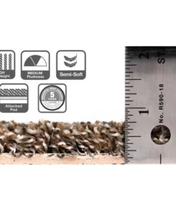 By Calico Trafficmaster Carpet Tile Rock 22.50 Sq. Ft. 18 In. (10 Tiles/Case) 18 X Peel And Stick Residential Brown -RugHub Shop oxford trafficmaster carpet tile ht003 763 1818 66 1000