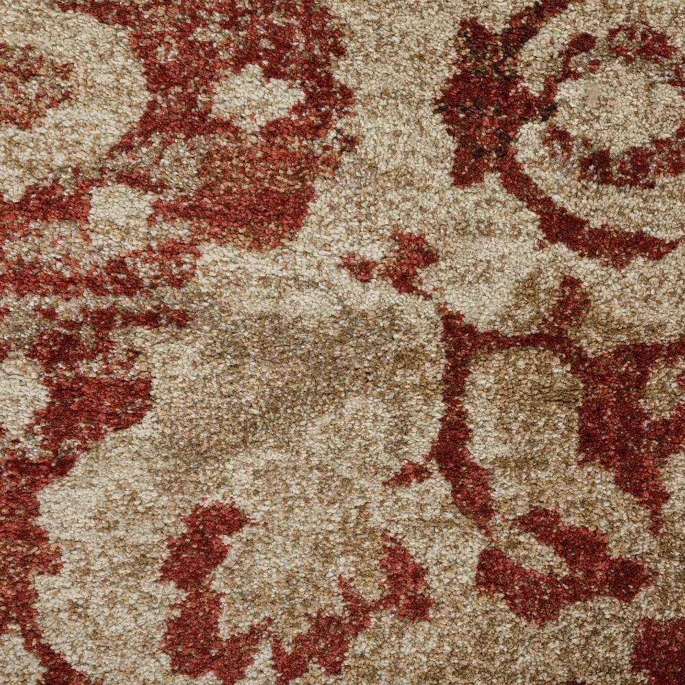 By Addison Rug 6 13 Ft. 9 Ft. X 2 4 Paprika Area Provincial Distressed Persian 8 By Addison Rug 6 13 Ft. 9 Ft. X 2 4 Paprika Area Provincial Distressed Persian - Image 6
