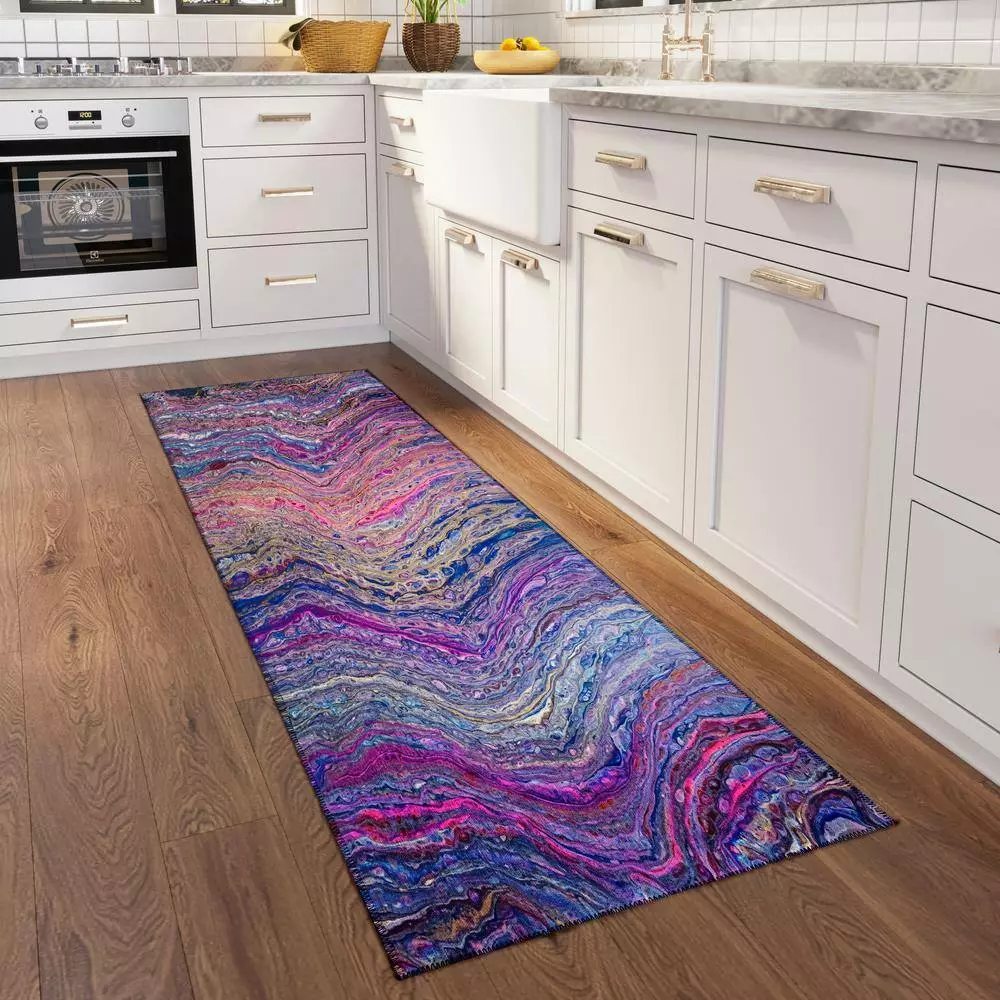 Copeland By Addison Rug Passion 2 Ft. 3 In. 7 Ft. 6 In. X Runner Abstract 11 Copeland By Addison Rug Passion 2 Ft. 3 In. 7 Ft. 6 In. X Runner Abstract - Image 9