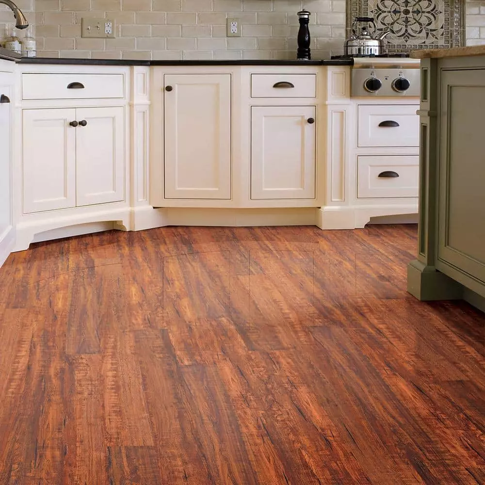 Trafficmaster Perry Hickory Flooring Wood Laminate 8Mm T X 4.92 In. W (16.33 Sq.Ft/Case) 6 Trafficmaster Perry Hickory Flooring Wood Laminate 8Mm T X 4.92 In. W (16.33 Sq.Ft/Case) - Image 4