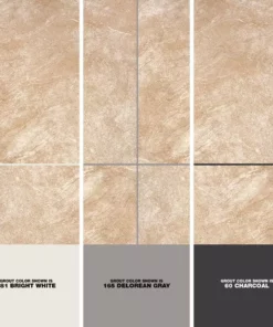 By Trafficmaster Tile Case) Ceramic Portland Stone / 18 In. (17.44 Sq. Ft. X Wall Glazed Floor Beige -RugHub Shop portland stone beige trafficmaster ceramic tile pt011818hd1pv 1d 1000