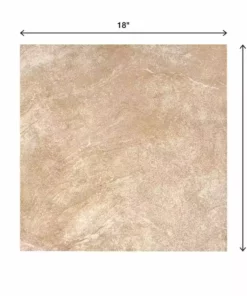 By Trafficmaster Tile Case) Ceramic Portland Stone / 18 In. (17.44 Sq. Ft. X Wall Glazed Floor Beige -RugHub Shop portland stone beige trafficmaster ceramic tile pt011818hd1pv 66 1000