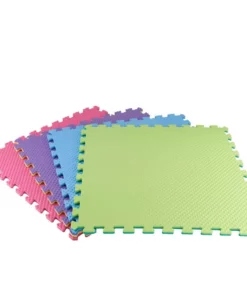 By Trafficmaster Tile Tiles/Pack) Pastel Foam (16 Sq. Ft.) X (4 0.47 In. 24 In. Playroom Primary Floor