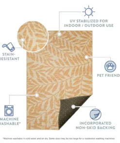 By Addison Rug Modena Rug Putty 9 Ft. 12 Ft. X Area Floral -RugHub Shop putty addison rugs area rugs hdmo5pu9x12 fa 1000