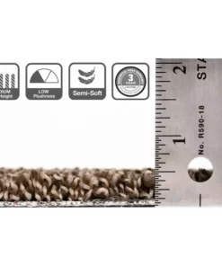 By Field Day Brown Trafficmaster Carpet Tile 22.50 Sq. Ft. 18 In. (10 Tiles/Case) 18 X Peel And Stick Residential -RugHub Shop rollins trafficmaster carpet tile ht001 5832 1818 66 1000