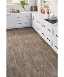 Trafficmaster Sheet Flooring Vinyl Walnut Grey Wood X 12Ft. Wide Cut To Length Residential Scorched -RugHub Shop scorched walnut grey trafficmaster vinyl sheet flooring c9450407c895p14 a0 1000