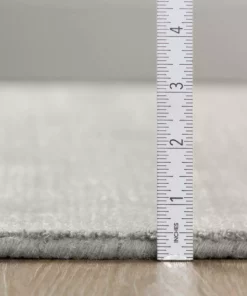 Audrey 1 Addison Rug Viscose Wool 9'X13' Indoor Hand Solid Loomed Silver -RugHub Shop silver addison rugs area rugs hdau1si9x13 c3 1000