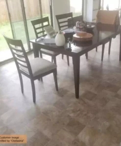 Pro Basic Trafficmaster Slate Flooring Sheet Stone Vinyl 12Ft. Wide X Cut To Length Refined Residential Neutral -RugHub Shop slate neutral trafficmaster vinyl sheet flooring c9770406k536g14 40 1000