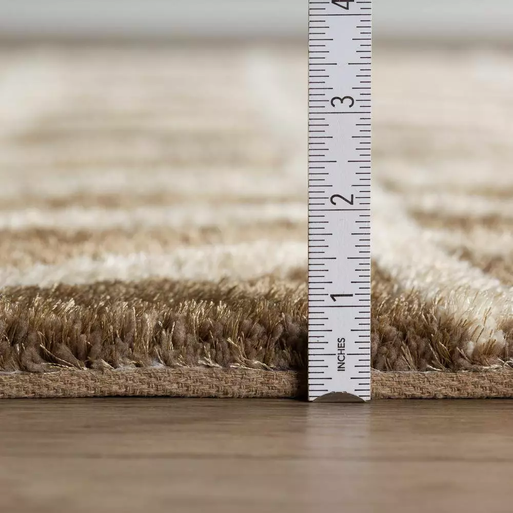 Addison Rug Sarita Rug By 2 Taupe 5 Ft. 6 In. X 7 Ft. Area 7 Addison Rug Sarita Rug By 2 Taupe 5 Ft. 6 In. X 7 Ft. Area - Image 5