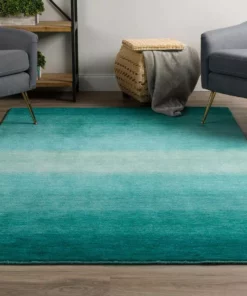 By Addison Dunes 1 Rug Ombre Wool 5'X7'3" Indoor Teal 15 By Addison Dunes 1 Rug Ombre Wool 5'X7'3" Indoor Teal -RugHub Shop teal addison rugs area rugs hddu1te5x7 31 1000