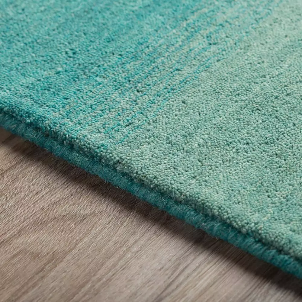 By Addison Dunes 1 Rug Ombre Wool 5'X7'3" Indoor Teal 4 By Addison Dunes 1 Rug Ombre Wool 5'X7'3" Indoor Teal - Image 2