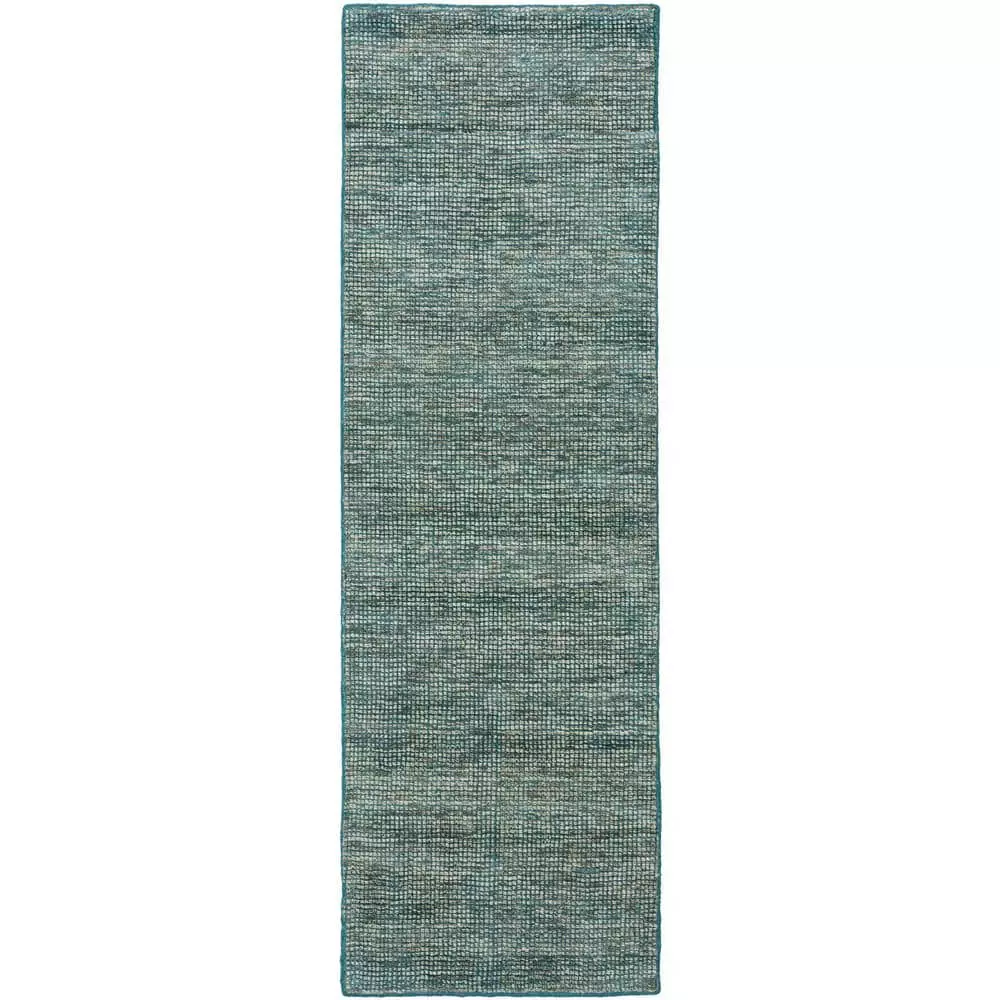 Dexter Runner By Addison Rug 1 Teal Viscose Wool X 6 In. 3 In. 2 Ft. Tonal 7 Ft. Area Indoor Solid 3 Dexter Runner By Addison Rug 1 Teal Viscose Wool X 6 In. 3 In. 2 Ft. Tonal 7 Ft. Area Indoor Solid