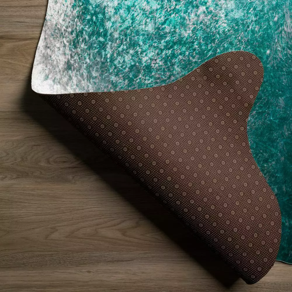 Winston By Addison Rug Rug Faux Hyde 8 Ft. 11 Ft. 10 In. 5 X Area Teal 6 Winston By Addison Rug Rug Faux Hyde 8 Ft. 11 Ft. 10 In. 5 X Area Teal - Image 4