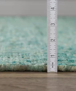 By Addison Rug Rug Zen 5 Turquoise Runner X 3 In. 2 Ft. 7 Ft. 6 In. -RugHub Shop turquoise addison rugs area rugs hdze5tu2x8 1f 1000