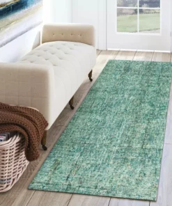 By Addison Rug Rug Zen 5 Turquoise Runner X 3 In. 2 Ft. 7 Ft. 6 In. -RugHub Shop turquoise addison rugs area rugs hdze5tu2x8 31 1000