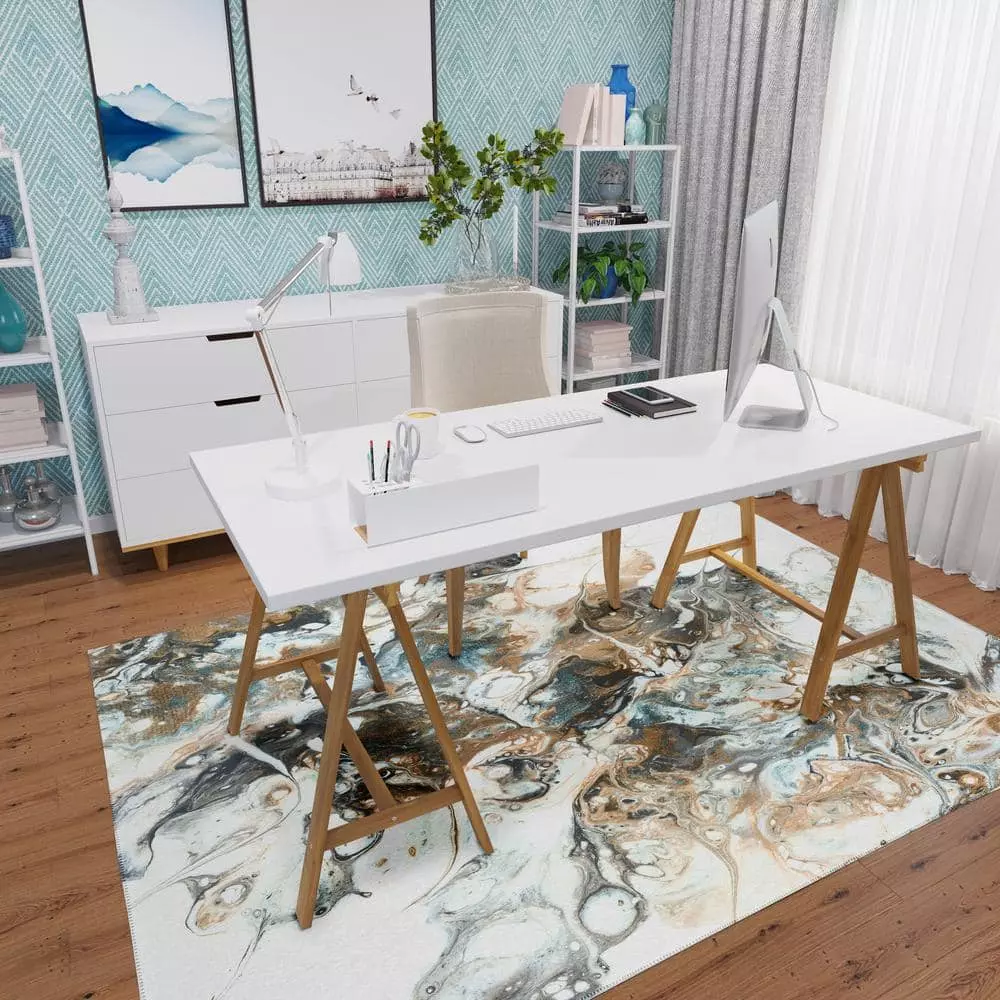 Copeland Addison Rug Rug By Volcano 8 Ft. X Area Round Abstract 10 Copeland Addison Rug Rug By Volcano 8 Ft. X Area Round Abstract - Image 8