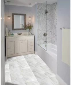 Trafficmaster Tile Stratum Ceramic Matte 24 In. (16 Sq. Ft./Case) 12 In. X Wall Floor Stone Look 16 Trafficmaster Tile Stratum Ceramic Matte 24 In. (16 Sq. Ft./Case) 12 In. X Wall Floor Stone Look -RugHub Shop white trafficmaster ceramic tile nhdstr1224 40 1000