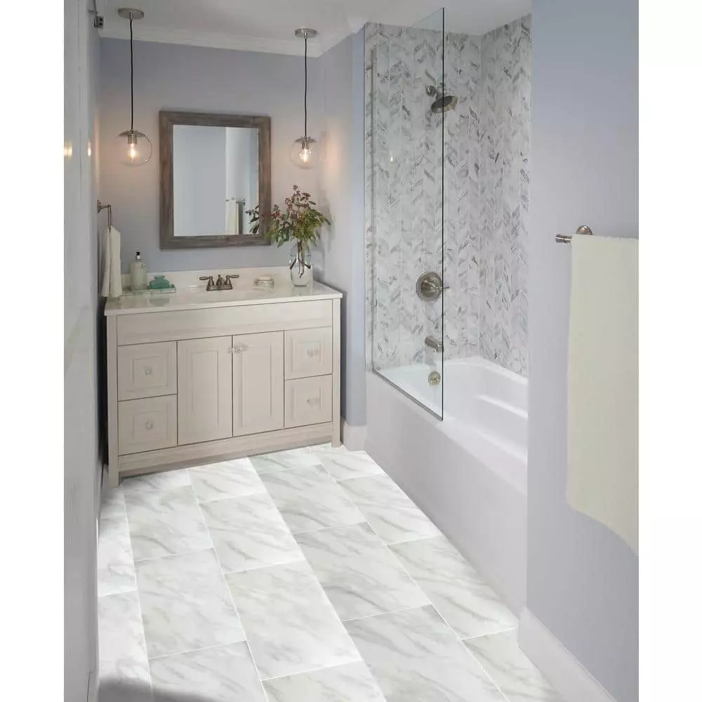 Trafficmaster Tile Stratum Ceramic Matte 24 In. (16 Sq. Ft./Case) 12 In. X Wall Floor Stone Look 5 Trafficmaster Tile Stratum Ceramic Matte 24 In. (16 Sq. Ft./Case) 12 In. X Wall Floor Stone Look - Image 3