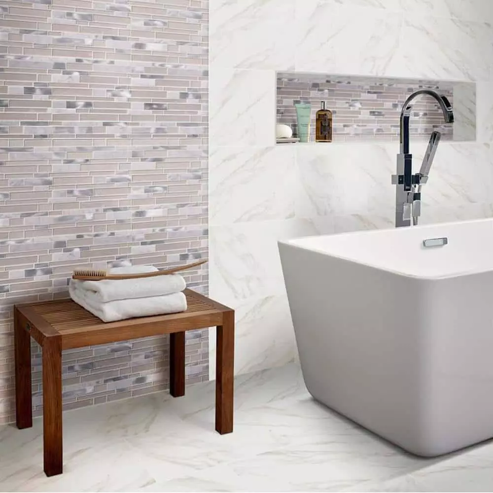 Trafficmaster Tile Stratum Ceramic Matte 24 In. (16 Sq. Ft./Case) 12 In. X Wall Floor Stone Look 8 Trafficmaster Tile Stratum Ceramic Matte 24 In. (16 Sq. Ft./Case) 12 In. X Wall Floor Stone Look - Image 6