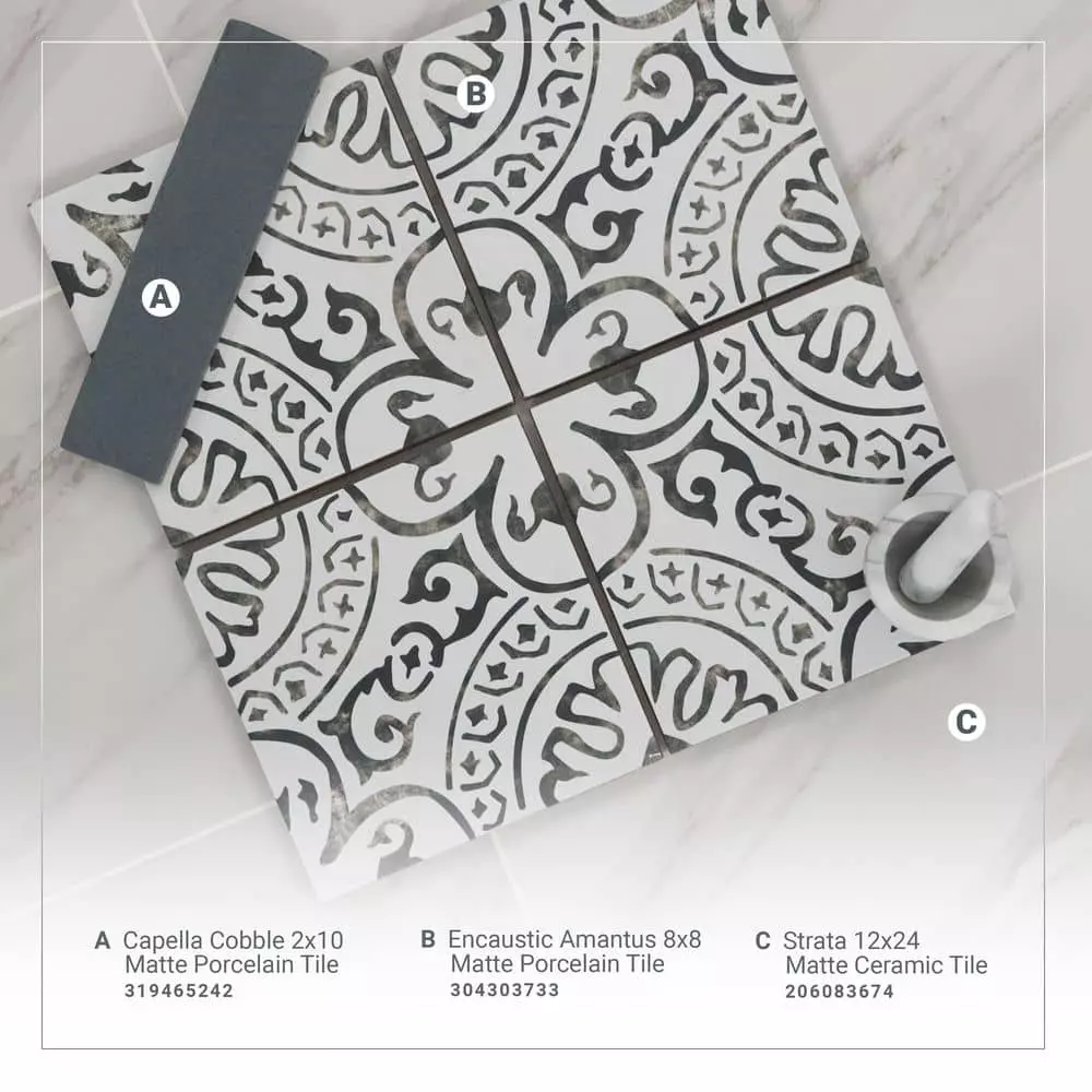 Trafficmaster Tile Stratum Ceramic Matte 24 In. (16 Sq. Ft./Case) 12 In. X Wall Floor Stone Look 13 Trafficmaster Tile Stratum Ceramic Matte 24 In. (16 Sq. Ft./Case) 12 In. X Wall Floor Stone Look - Image 11