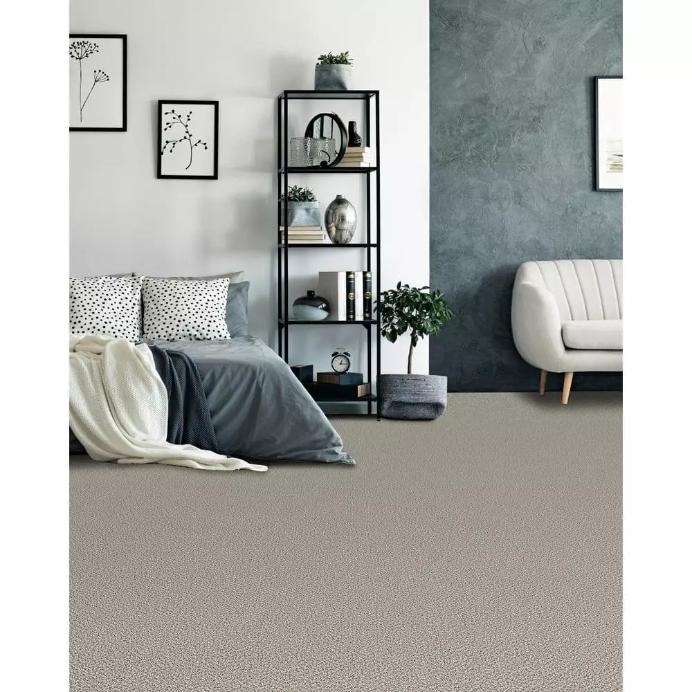 By Trafficmaster Carpet (1080 Sq. Ft./Roll) Color 12 Ft. Indoor Texture Beige Woodland 4 By Trafficmaster Carpet (1080 Sq. Ft./Roll) Color 12 Ft. Indoor Texture Beige Woodland - Image 2